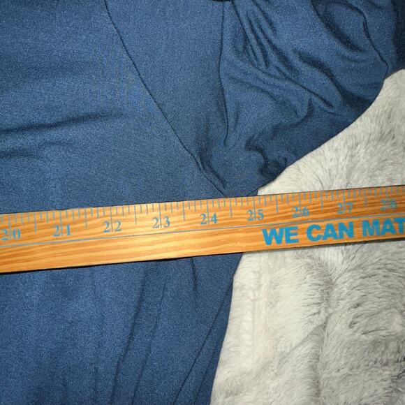 Flutter, boutique, brand clothing, plus size 2x blue dress pockets - Picture 8 of 8